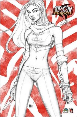 Iron and the Maiden issue 4-E Joe Madureira Sketch Cover
