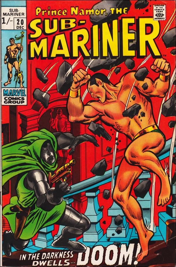 Sub-Mariner (1968) issue 20-B UK Price Cover
