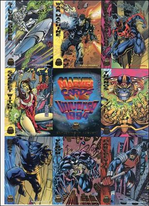 Marvel Universe: Series 5 (Promo) card 3-B 9-Card Promo Sheet - perforated