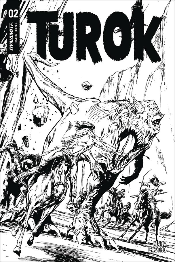 Turok (2019) issue 2-D Butch Guice 1:20 Black & White Cover