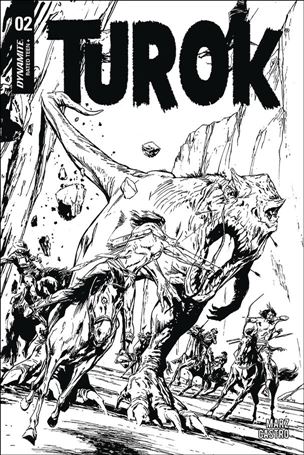 Turok (2019) issue 2-D Butch Guice 1:20 Black & White Cover
