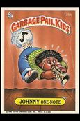 Garbage Pail Kids: Series 05 (Base Set) card 175b Johnny One-Note (Center Puzzle Back)
