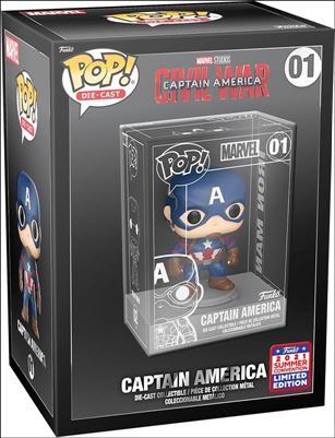 POP! Die-Cast figure 1-B Captain America Summer Convention Exclusive