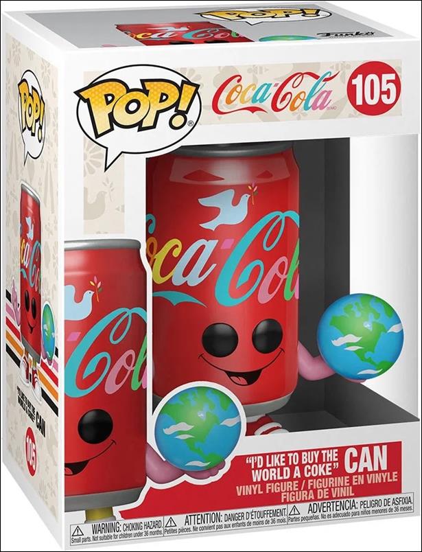 POP! Funko - Foodies figure 105 "I'd Like to Buy the World a Coke" Can