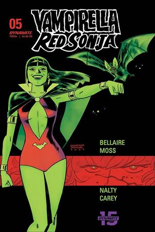 Vampirella / Red Sonja issue 5-D Leonardo Romero / Jordie Bellaire Cover