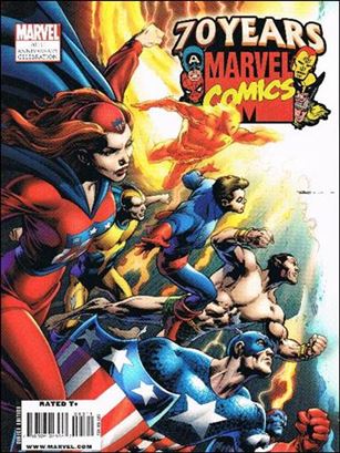 Marvel Comics 70th Anniversary Celebration Magazine Cover Image 1