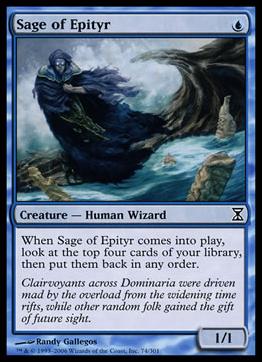 Magic the Gathering: Time Spiral (Base Set) card 74 Sage of Epityr