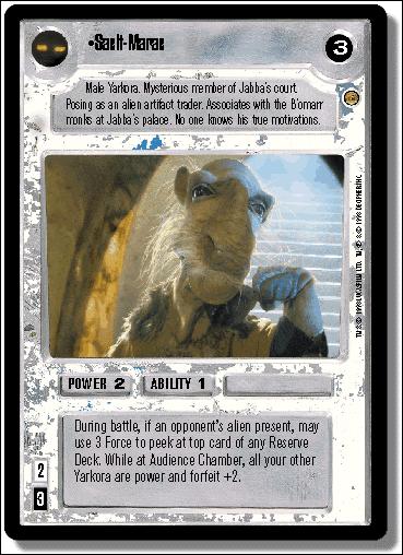 Star Wars: Jabba's Palace Limited (Base Set) card 123 Saelt-Marae