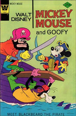 Walt Disney's Mickey Mouse issue 164-B Whitman Cover