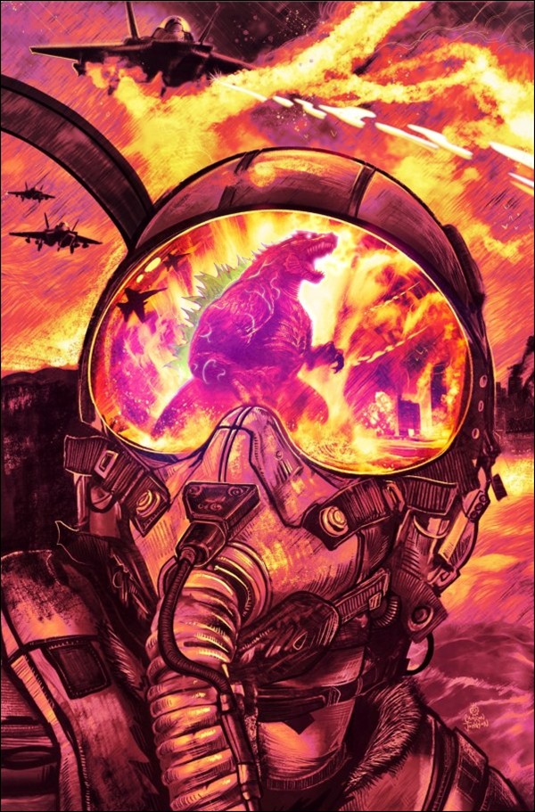 Godzilla (2025) issue 1-M Retailer Exclusive Camron Johnson Virgin Cover