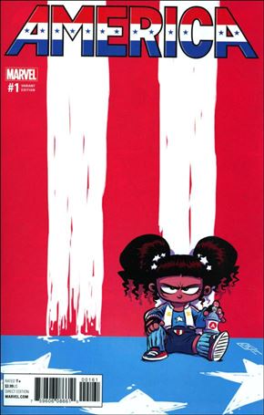 America (2017) issue 1-B Skottie Young Baby Cover