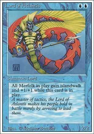 Magic the Gathering: Revised (Base Set) card 64 Lord of Atlantis