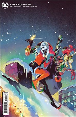Harley Quinn (2021) issue 25-C Al Kaplan Holiday Cardstock Cover