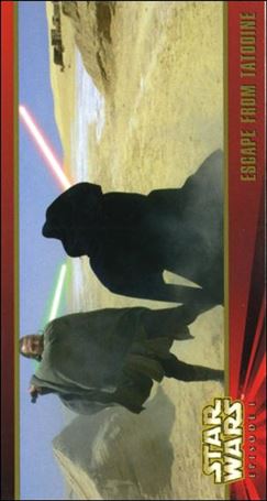 Star Wars: Episode I Widevision: Series 1 (Base Set) card 51 Escape From Tatooine