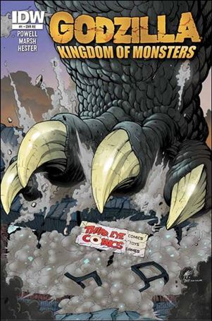 Godzilla: Kingdom of Monsters issue 1-OP Third Eye Comics Cover 1/500
