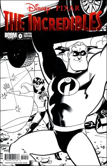 Incredibles: City of Incredibles issue 0-C Black and White Incentive Cover