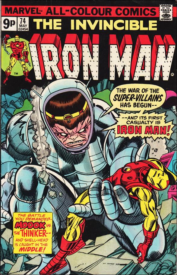 Iron Man (1968) issue 74-B UK Price Cover