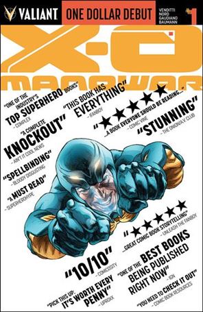 X-O Manowar (2012)  issue 1-J One Dollar Debut Edition Quote Cover