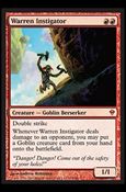 Magic The Gathering: Zendikar (Base Set) card 154 Warren Instigator