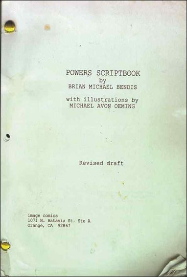Powers Scriptbook issue 1