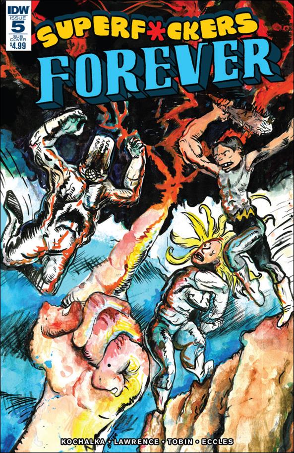 Superf*ckers Forever issue 5-B Josh Bayer Subscription Cover