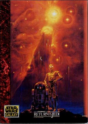 Star Wars Galaxy: Series 1 (Base Set) card 74 Heat Seems to Rise
