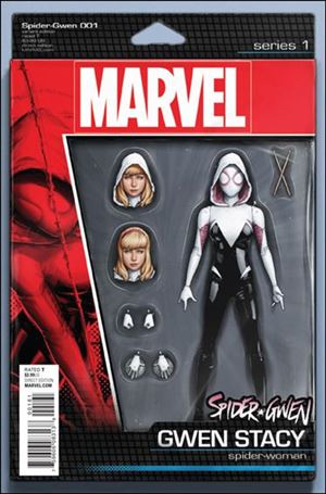 Spider-Gwen (2015/12) issue 1-G John Tyler Christopher Action Figure Cover