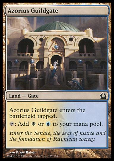 Magic the Gathering: Return to Ravnica (Base Set) card 237 Azorius Guildgate