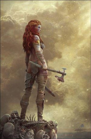 Red Sonja (2023) issue 8-K Björn Barends 1:15 Virgin Cover