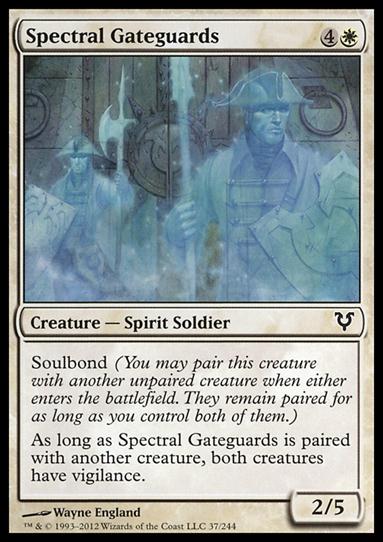 Magic the Gathering: Avacyn Restored (Base Set) card 37 Spectral Gateguards