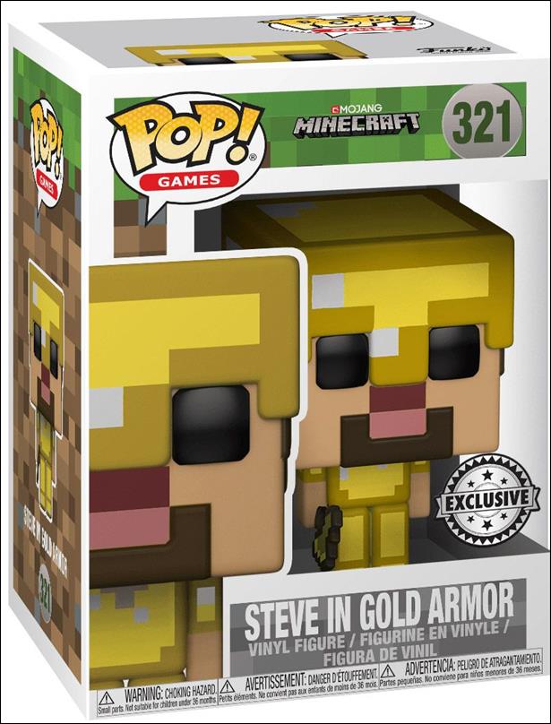 POP! Games figure 321 Steve in Gold Armor