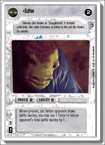 Star Wars: A New Hope Revised (Base Set) card 93 Zutton