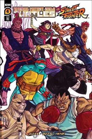 Teenage Mutant Ninja Turtles vs. Street Fighter issue 4-D Vincenzo Federici 1:25 Cover