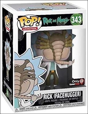 POP! Animation figure 343 Rick (Facehugger) GameStop Exclusive