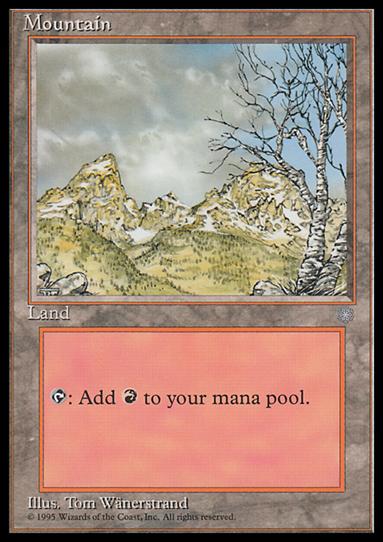 Magic the Gathering: Ice Age (Base Set) card 370 Mountain