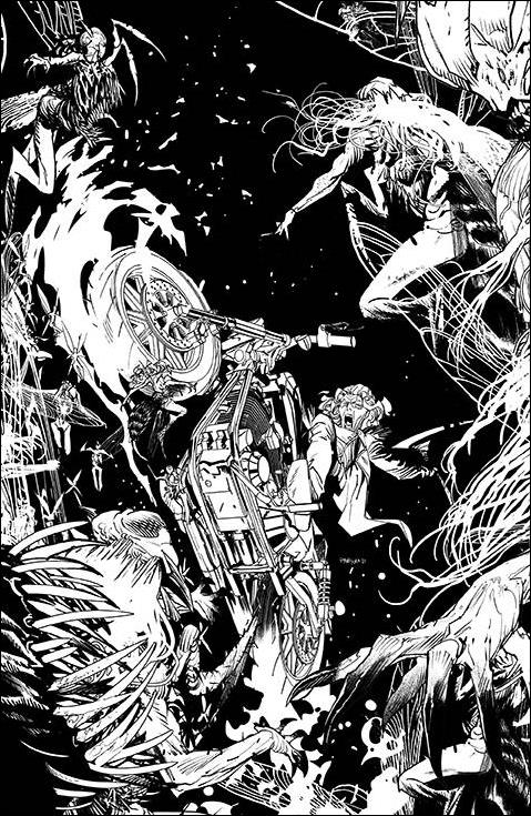 Once & Future issue 22-B Dan Mora 1:10 Black & White Virgin Cover