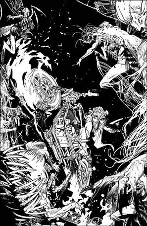 Once & Future issue 22-B Dan Mora 1:10 Black & White Virgin Cover