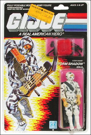 G.I. Joe: A Real American Hero 3 3/4" Basic Action Figures figure 96 Storm Shadow (Ninja)