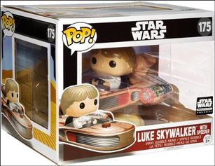 POP! Star Wars figure 175 Luke Skywalker with Speeder Smuggler's Bounty