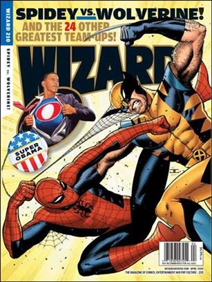 Wizard: The Magazine of Comics, Entertainment and Pop Culture issue 210-B John Cassaday Spidey vs Wolverine Cover