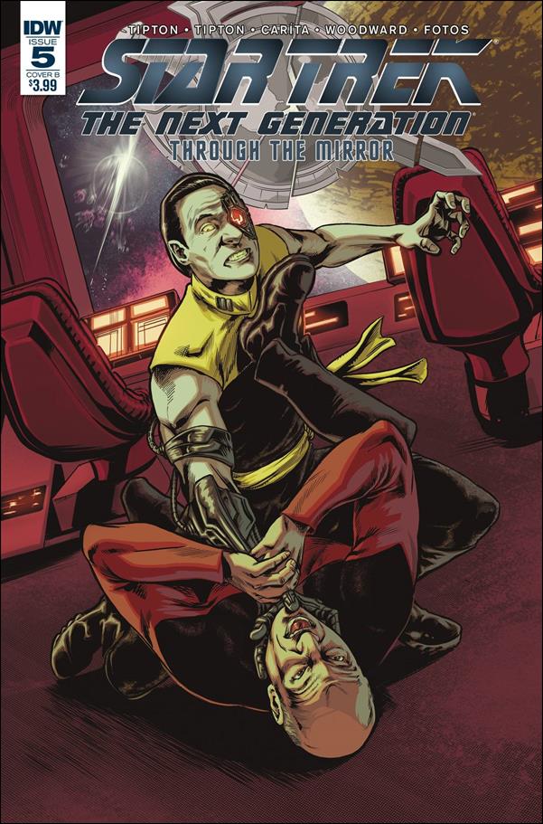 Star Trek: The Next Generation: Through The Mirror issue 5-B Debora Carita Cover