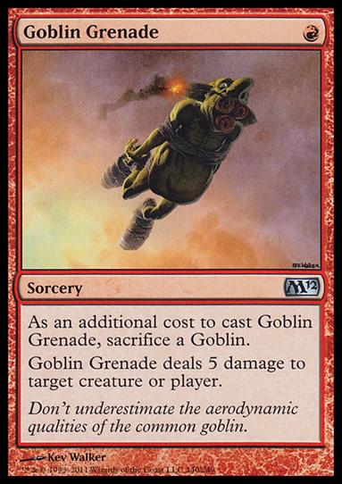 Magic the Gathering: 2012 Core Set (Base Set) card 140 Goblin Grenade