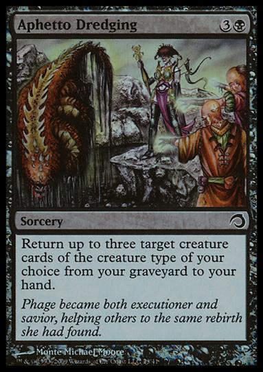 Magic the Gathering: Premium Deck Series: Slivers (Base Set) card 28 Aphetto Dredging