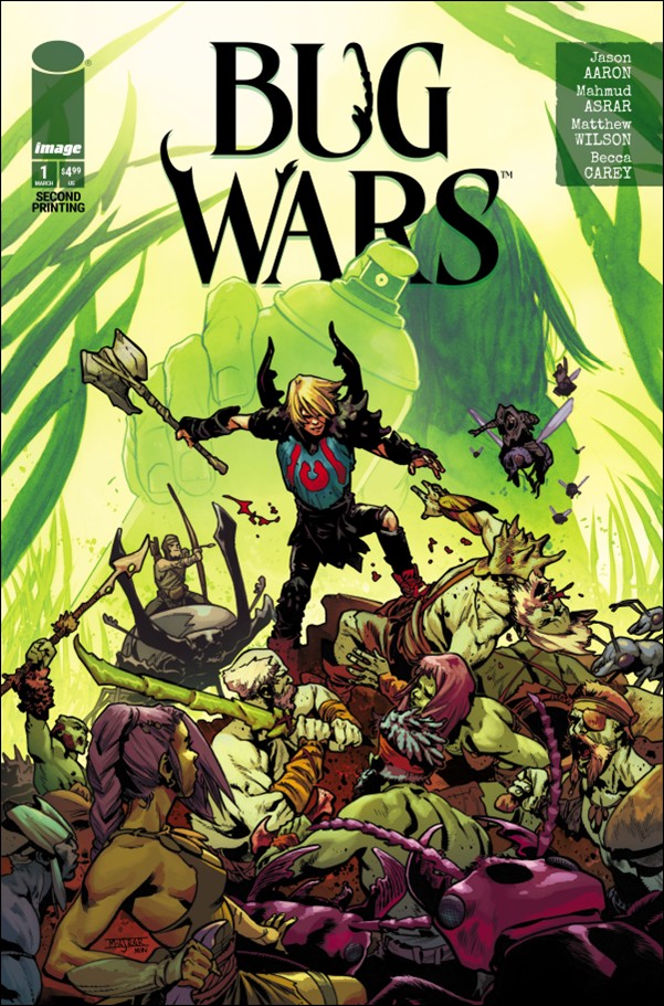 Bug Wars (2025) issue 1-G Mahmud Asrar Green Cover (Second Printing)