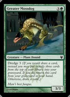 Magic the Gathering: Duel Decks: Izzet vs. Golgari (Base Set) card 59 Greater Mossdog