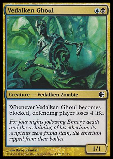 Magic The Gathering: Alara Reborn (Base Set) card 32 Veldalken Ghoul