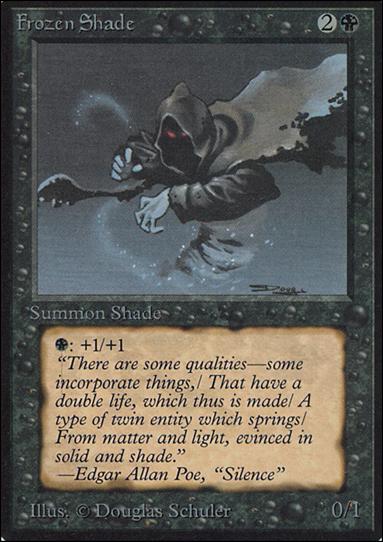 Magic the Gathering: Limited Edition Alpha (Base Set) card 109 Frozen Shade