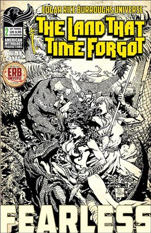 Land That Time Forgot: Fearless issue 2-B Black & White Cover 1/350