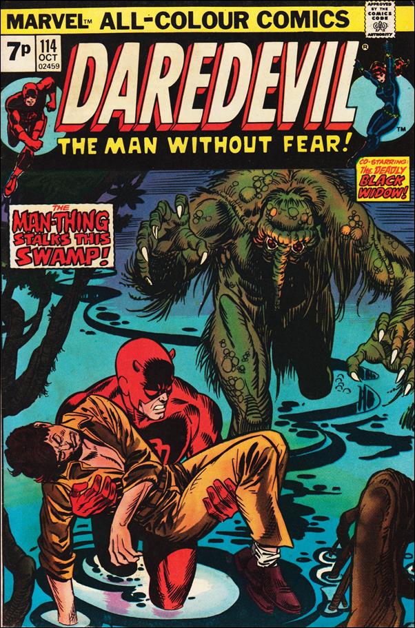 Daredevil (1964) issue 114-B UK Price Cover