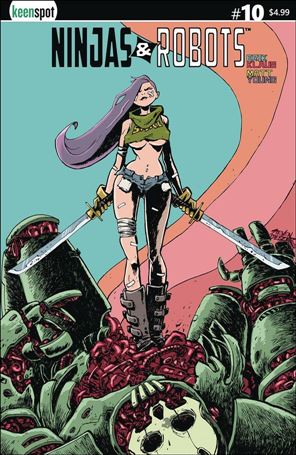 Ninjas and Robots issue 10-C Steven Beezer Cover